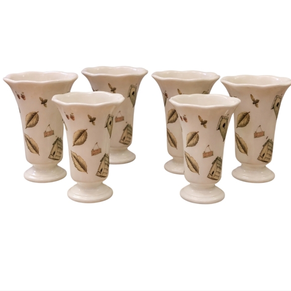 PFALTZGRAFF NATUREWOOD ICE CREAM DISH OR VASE - USA - 6 3/4" TALL - Picture 5 of 5